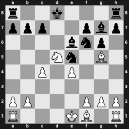 1948 Bad Gastein – Round 5 – Polzer, Hans – 1/2-1/2 – Benko, Pal – G39