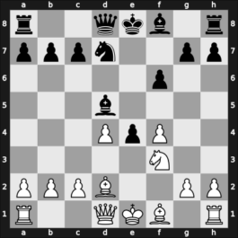 1948 Bad Gastein – Round 8 – Rossolimo, Nicolas – 0-1 – Polzer, Hans – G58