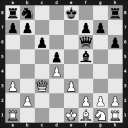 1948 Bad Nauheim – Round 1 – Kieninger, Georg – 1/2-1/2 – Roedl, Ludwig – G12