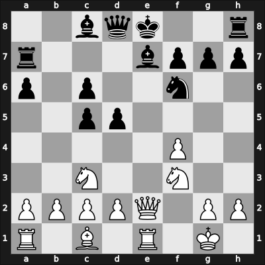 1948 Belgrade – Round 2 – Horvath, Rudolf – 1/2-1/2 – Trifunovic, Petar – G4