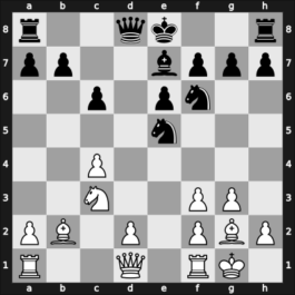 1948 Budapest – Round 5 – Benko, Pal – 1-0 – Trifunovic, Petar – G29