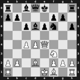 1948 Budapest – Round 6 – Gligorić, Svetozar – 1-0 – Tomovic, Vasilje – G32