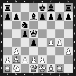 1948 Budapest – Round 7 – Wood, Baruch – 0-1 – Barcza, Gedeon – G41