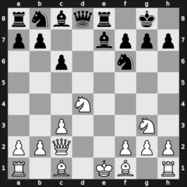 1948 Budapest – Round 11 – Tomovic, Vasilje – 0-1 – Tartakower, Savielly – G61