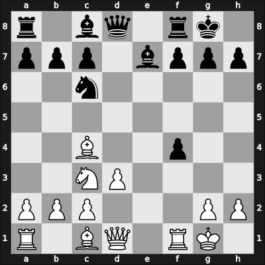 1948 Budapest – Round 11 – Bakonyi, Elek – 1/2-1/2 – Benko, Pal – G62