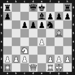 1948 Budapest – Round 12 – Trifunovic, Petar – 1/2-1/2 – Barcza, Gedeon – G69