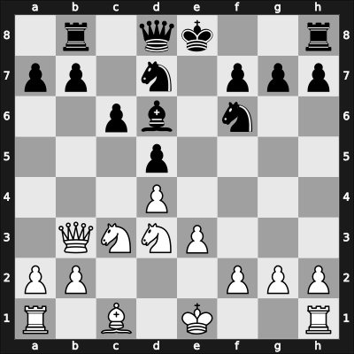 1948 Budapest Budapest HUN – Round 3 – Tartakower, Savielly – 1/2-1/2 – Trifunovic, Petar – G3