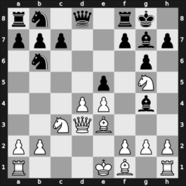 1948 Budapest HUN – Round 5 – Tomovic, Vasilje – 1/2-1/2 – Barcza, Gedeon – G11