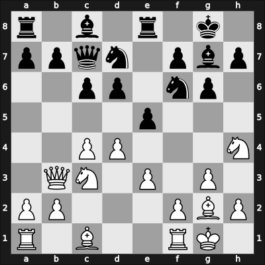 1948 Duisburg – Round 6 – Von Zabiensky, Hans – 0-1 – Hoenlinger, Baldur – G6