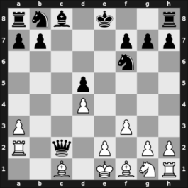 1948 FIDE (19) -1951 – Round 1 – Kotov Lundqvist, Alex – 1-0 – Pachman, Ludek – G6
