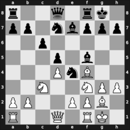 1948 GBR-NED match – Round 1.2 – Golombek, Harry – 0-1 – Van Scheltinga, Theo – G3