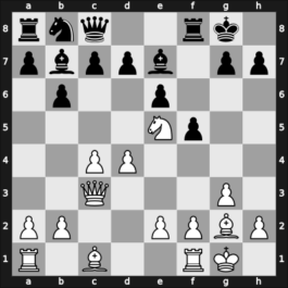 1948 GBR-NED match – Round 2.2 – Van Scheltinga, Theo – 1-0 – Golombek, Harry – G11
