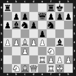 1948 GER Ch – Round 6 – Schuster, Ailleann – 0-1 – Unzicker, Ferdinand, Dr. – G14