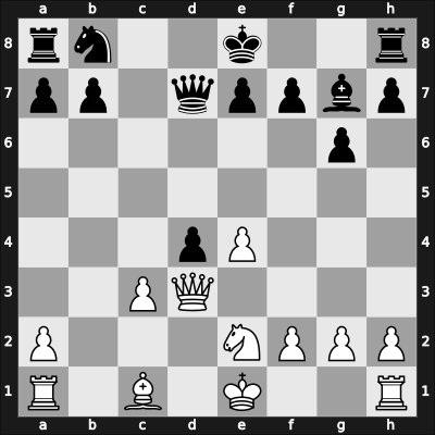 1948 GER Ch 12th – Round 12 – Machate, Gottlieb – 1/2-1/2 – Ernst, Wilhelm – G13