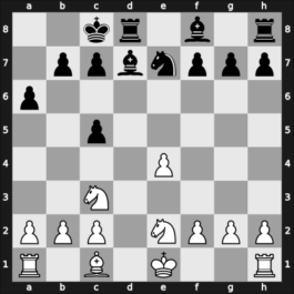 1948 Essen (GER Ch 12th) – Round 13 – Stein, Georg – 0-1 – Kieninger, Georg – G15