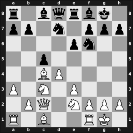 1948 GER Ch Essen GER – Round 6 – Machate, Gottlieb – 1-0 – Teschner, Rudolf – G10