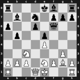 1948 GER Ch Essen GER – Round 6 – Kieninger, Georg – 1-0 – Niephaus, Walter – G11