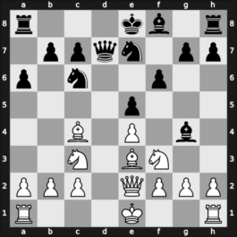 1948 GER Ch Essen GER – Round 13 – Unzicker, Ferdinand, Dr. – 1-0 – Machate – G22