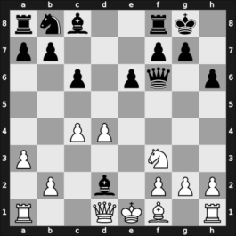 1948 Mar del Plata – Round 4 – Olivera, Alfredo – 1/2-1/2 – Denker, Arnold S – G37