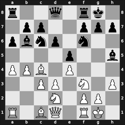 1948 Mar del Plata – Round 9 – Najdorf, Miguel – 1/2-1/2 – Maderna, Carlos – G76