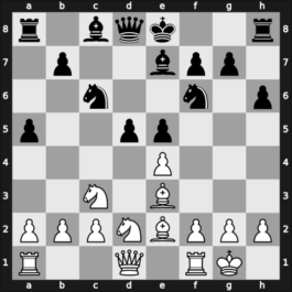 1948 Mar del Plata – Round 11 – Medina-Garcia, Antonio – 1-0 – Denker, Arnold S – G92