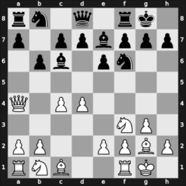1948 Mar del Plata – Round 12 – Luckis, Marcos – 1/2-1/2 – Bolbochan, J. – G97