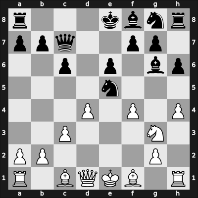 1948 Mar del Plata – Round 12 – Denker, Arnold S – 0-1 – Eliskases, Erich – G102