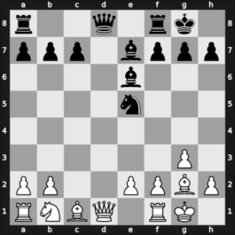 1948 Moskou ch-URS – Round 1 – Alatortsev, Vladimir N. – 1/2-1/2 – Panov, Vasily – G10