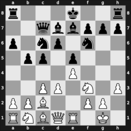 1948 Moskou ch-URS – Round 12 – Kholmov, Ratmir D – 1-0 – Ragozin, Viacheslav – G107
