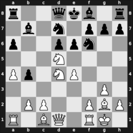 1948 New York – Round 8 – Horowitz, Albert Israel – 1-0 – Denker, Arnold S – G43