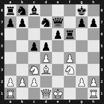 1948 Saltsjobaden Interzonal – Round 6 – Bronstein, David I – 1/2-1/2 – Yanofsky, Daniel Abraham – G54