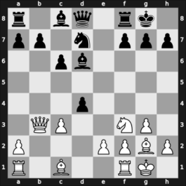 1948 Saltsjobaden tt – Round 1 – Kiuru, V. – 1/2-1/2 – Pedersen, Eigil – G3