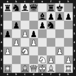1948 South Fallsburg ch-USA – Round 1 – Heitner, I. – 1/2-1/2 – Evans Lianda – G31