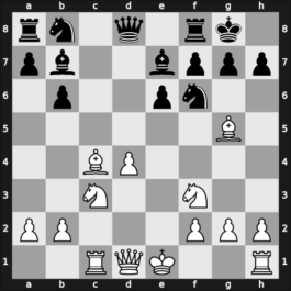 1948 South Fallsburg ch-USA – Round 1 – Platz, Joseph – 1/2-1/2 – Santasiere, Anthony – G66