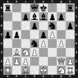 1948 South Fallsburg ch-USA – Round 1 – Adams, Weaver – 1/2-1/2 – Howard, Franklin Sandford – G79