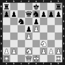 1948 South Fallsburg ch-USA – Round 1 – Howard, Franklin Sandford – 1/2-1/2 – Evans, Larry M – G107