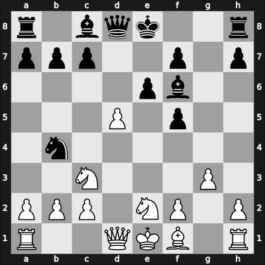 1948 South Fallsburg ch-USA – Round 1 – Adams, Weaver – 1-0 – Evans, Larry M – G123