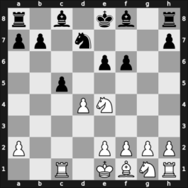 1948 Venice – Round 1 – Tartakower, Savielly – 1/2-1/2 – Canal, Esteban – G7