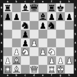 1948 Venice – Round 1 – Najdorf, Miguel – 1-0 – Szabados, Eugenio – G26