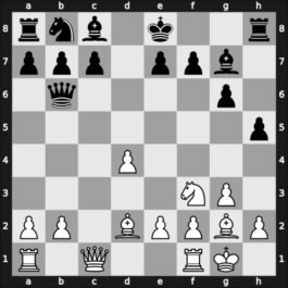 1948 Venice – Round 1 – Euwe, Max – 1-0 – Primavera, Giuseppe – G31