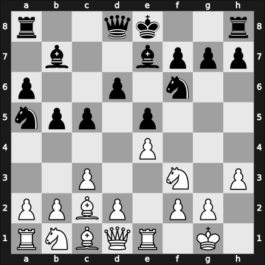 1948 Venice – Round 1 – Fletzer, Gino – 1/2-1/2 – Euwe, Max – G67