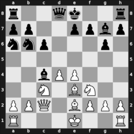 1948 World Championship 18th – Round 3 – Smyslov, Vladimir – 1/2-1/2 – Botvinnik, Mikhail – G2