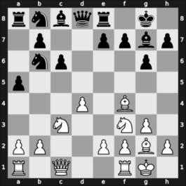 1948 World Championship 18th – Round 18 – Botvinnik, Mikhail – 1/2-1/2 – Smyslov, Vladimir – G12