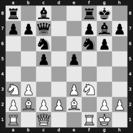 1949 BUL-CSR Sofia BUL – Round 2 – Dimitrov Garcia, Dimitri Ivaylov – 1/2-1/2 – Filip, Miroslav – G10