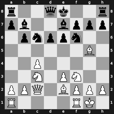 1949 Baarn – Round 2 – Euwe, Max – 1-0 – Henneberke, Frans – G7