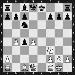 1949 Berlin GER – Round 13 – Schwarz, Rolf – 1/2-1/2 – Teschner, Rudolf – G10