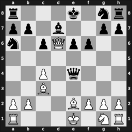 1949 Budapest-Moscow – Round 5 – Bronstein, David I – 1-0 – Szily, Jozsef – G33