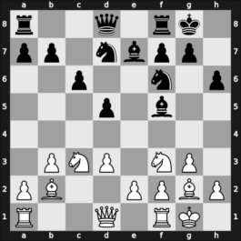 1949 Budapest-Moscow – Round 7 – Barcza, Gedeon – 0-1 – Smyslov, Vladimir – G53