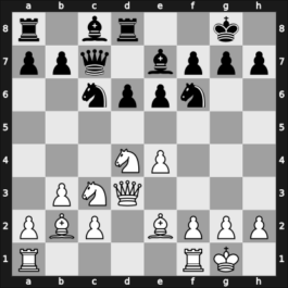 1949 Budapest-Moscow – Round 8 – Ragozin, Viacheslav – 1/2-1/2 – Benko, Pal – G59
