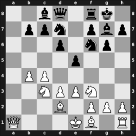 1949 Budapest-Moscow – Round 9 – Barcza, Gedeon – 0-1 – Bronstein, David I – G63